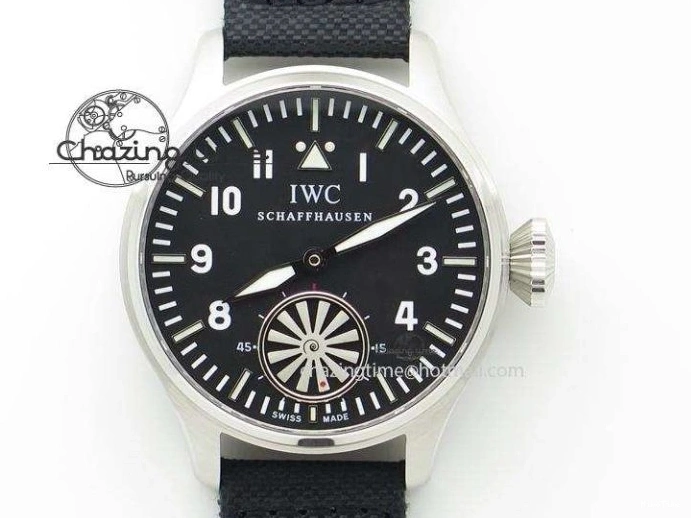 MIROTIME 0416 Mark XVIII IW327010 SS M+F 1:1 Best Edition Blue Dial on Brown Leather Strap A Resilient 7051